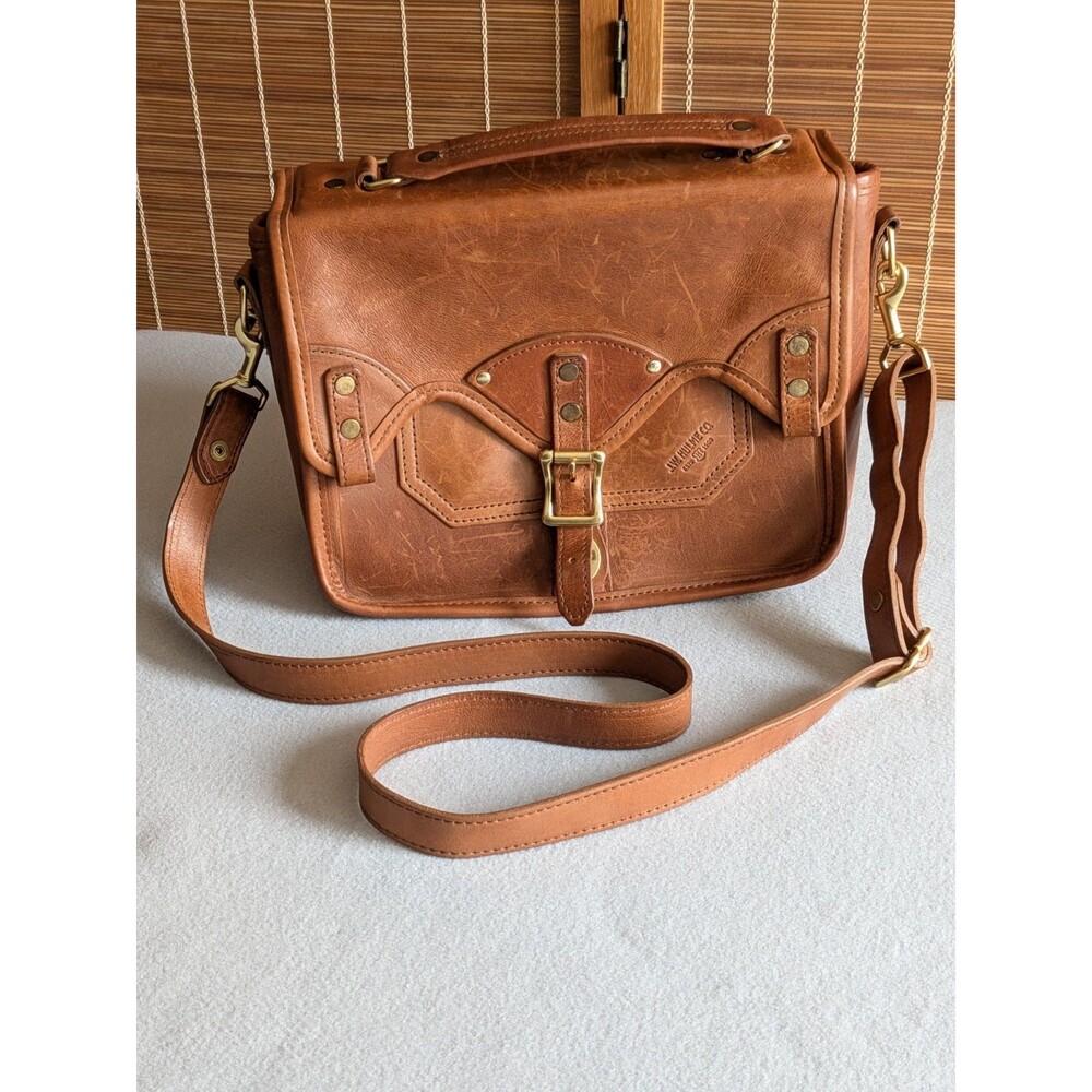 J.W. Hulme Co. Henry Crossbody Bag | Made in USA Full Grain Leather